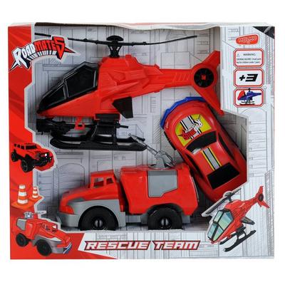 Molmo Roadmates Rescue Team 3'Lü Kurtarma Araçları Seti