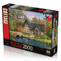 Ks Games 2000 Parça Puzzle 11479 The Stoney Bridge Cottage
