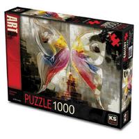 Ks Games 1000 Parça Puzzle 11257 Art Gallery Kelebek Etkisi