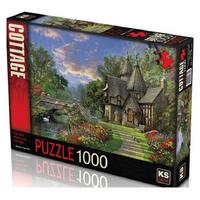 Ks Games 1000 Parça Puzzle 11355 The Old Waterway Cottage