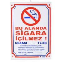Gülpaş Sigara İçilmez Uyarı Levhası Çıtalı Kağıt 50X70cm