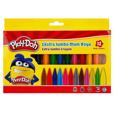 Play-Doh Ekstra Jumbo Mum Boya 12 Renk