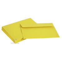 Doğan Buklet Tipi Renkli Mektup Zarfı 11,4X16.2 80Gr 25'Li Paket Sarı