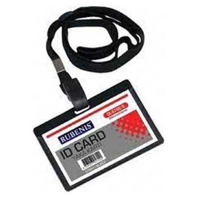 Rubenis Dl-5749/S İpli Yaka Kartı Siyah