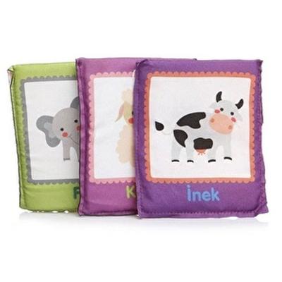 Babycim Eğitici Yumuşak Kartlar 6'Lı Hayvanlar