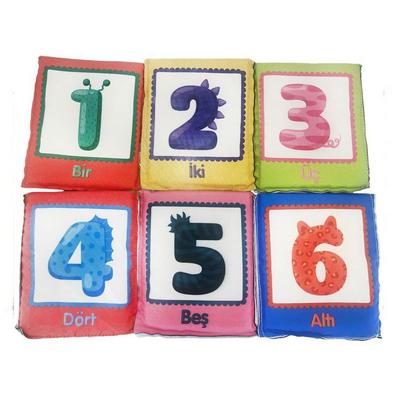Babycim Eğitici Yumuşak Kartlar 6'Lı Sayılar-Objeler