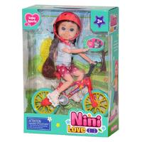 Nini Love Bisikletli Mini Bebek