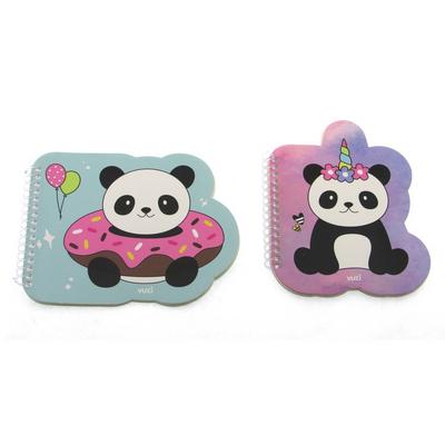 Vuki 0106-3 Şekilli Spiralli Not Defteri Panda (Adet)