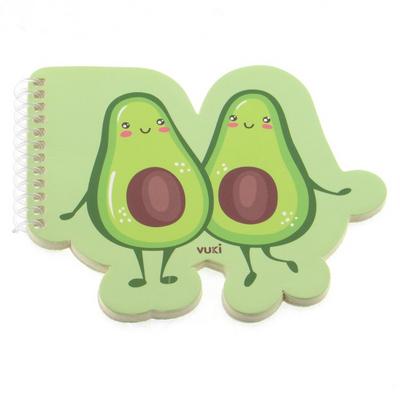 Vuki 0106-4 Şekilli Spiralli Not Defteri Avokado (Adet)