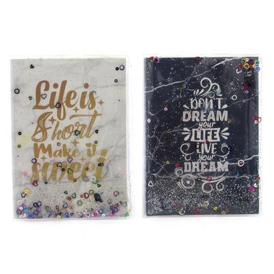 Vuki Vk-0109-11 Sulu Kapaklı Defter A5 Siyah & Beyaz