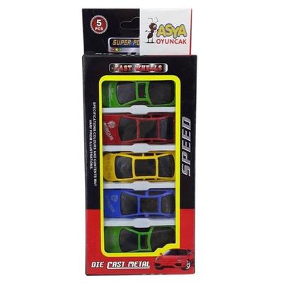 Fast Wheels Metal Oyuncak Araba Seti 5'Li