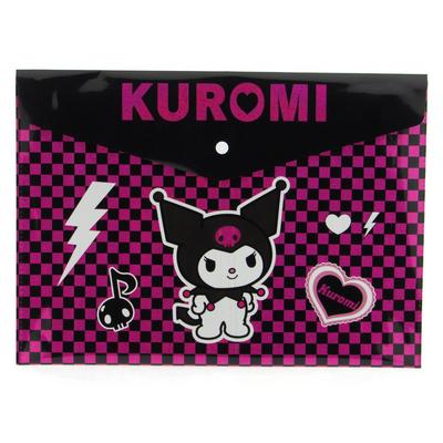 Kuromi Metalik Çıtçıtlı Dosya