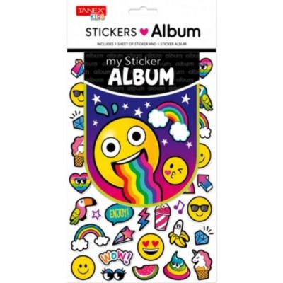 Tanex Kids Tnx-25457 My Sticker Album Gülen Yüzler