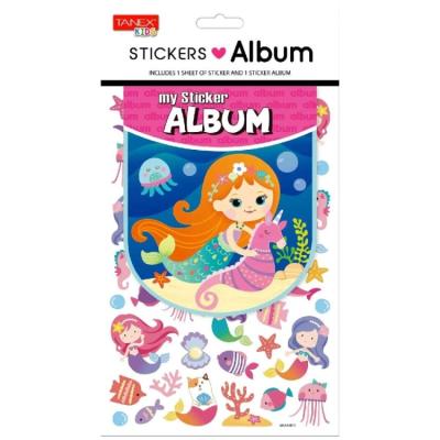 Tanex Kids Tnx-25461 My Sticker Album Deniz Kızı