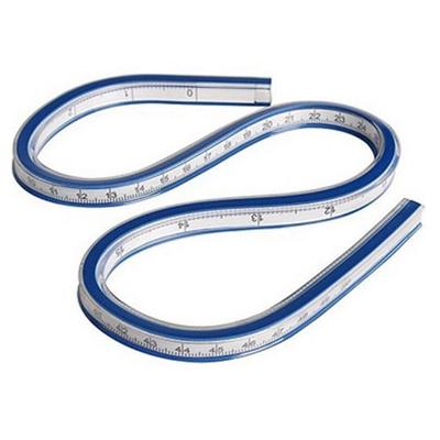 Lutart L700 Esnek Eğri Cetveli Kobra Cetvel 40Cm