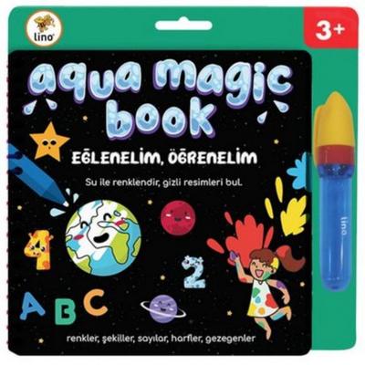 Lino Aqua Magic Book Su İle Renklendirilen Sihirli Boyama Kitabı Eğlenelim Öğrenelim