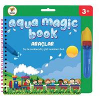 Lino Aqua Magic Book Su İle Renklendirilen Sihirli Boyama Kitabı Araçlar