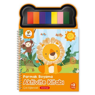 Lino Parmak Boyama Aktivite Kitabı Animal