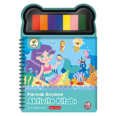 Lino Parmak Boyama Aktivite Kitabı Sea World