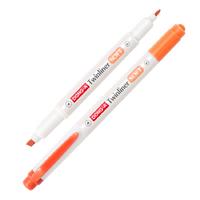 Dong-A Twinliner Soft Çift Taraflı İşaretleme Kalemi 10 Orange