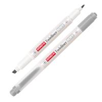 Dong-A Twinliner Soft Çift Taraflı İşaretleme Kalemi 65 Light Gray
