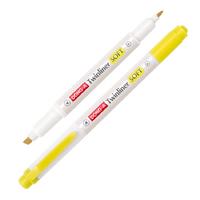 Dong-A Twinliner Soft Çift Taraflı İşaretleme Kalemi 02 Lemon Yellow
