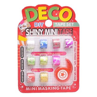 Taros 7635 Dekoratif Renkli Mini Desenli Bant Seti