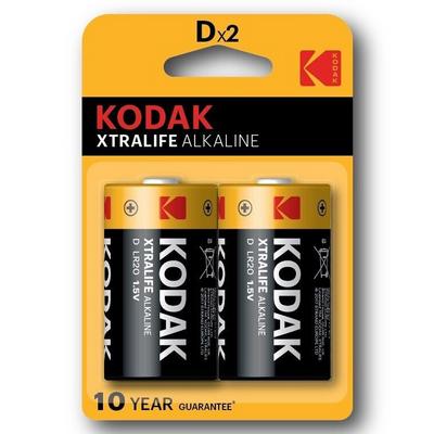 Kodak Xtralife Alkaline D Büyük Pil 2'Li Paket