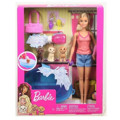 Barbie Gdj37 Barbie Ve Köpekleri Banyo Keyfinde