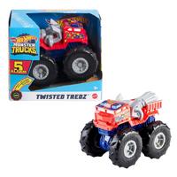 Hot Wheels Monster Trucks Twisted Tredz 1:43 Çek Bırak 5 Alarm