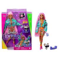 Barbie Extra Gxf09 Pembe Örgü Saçlı Bebek