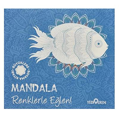 Yediveren - Mandala Boyama Kitabı Renklerle Eğlen