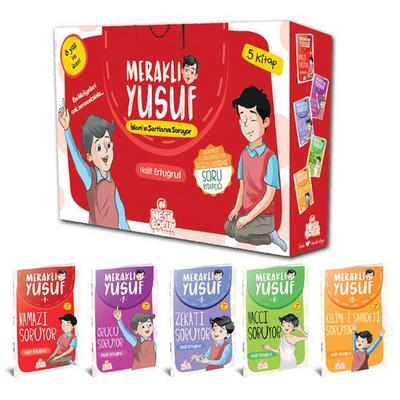 Nesil - Meraklı Yusuf İslamın Şartlarını Soruyor 5 Kitap Set - 8 Yaş Ve Üzeri
