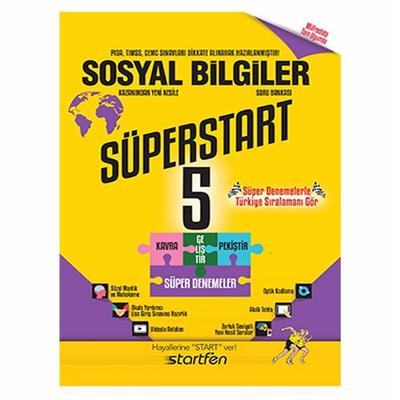 Startfen Süperstart Soru Bankası 5.Sınıf Sosyal Bilgiler