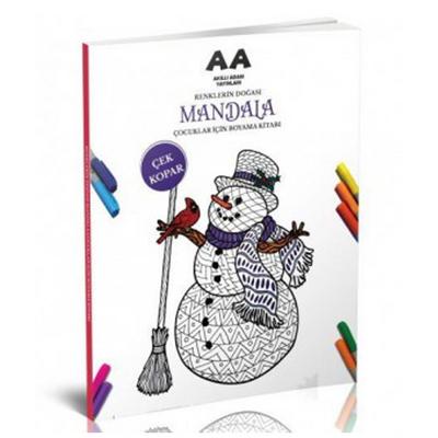 Akıllı Adam - Mandala Çocuklar İçin Boyama Kitabı Renklerin Doğası