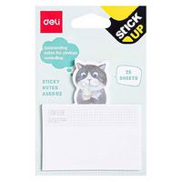 Deli A55902 Yapışkanlı Not Kağıdı Cat