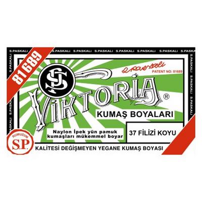Viktoria Toz Kumaş Boyası 12Gr 37 Filizi Koyu