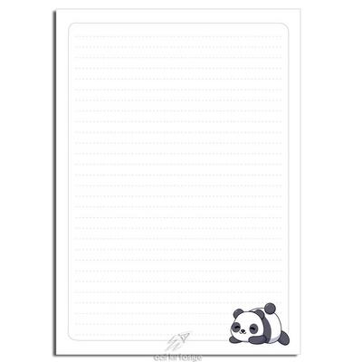 Desenli Kağıt A4 Boy 40'Lı Paket Panda