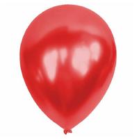 Balon 12 İnch 30Cm 10'Lu Paket Metalik Kırmızı