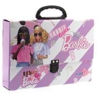 Barbie Kulplu Kutu Klasör 25X35cm Lila