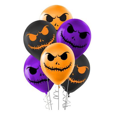 Balon 12 İnch 30Cm 10'Lu Paket Baskılı Cadılar Bayramı