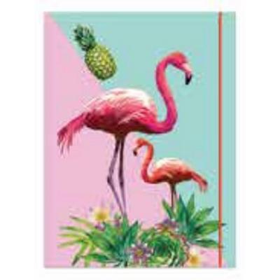 Keskin Color Karton Lastikli Resim Dosyası 27X36cm Flamingo