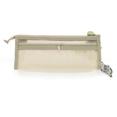 Dk 6661 File Kalem Çantası Çift Gözlü Latte