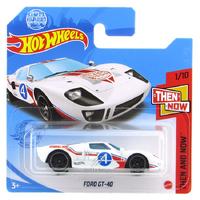 Hot Wheels 2021 Then And Now 1/10 Ford Gt-40 Beyaz