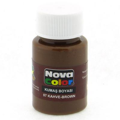 Nova Color Kumaş Boyası 30Ml Kahverengi