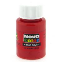 Nova Color Kumaş Boyası 30Ml Kırmızı