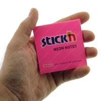 Hopax Stıck'n Yapışkanlı Not Kağıdı 76X76mm Neon Pembe