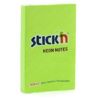 Hopax Stıck'n Yapışkanlı Not Kağıdı 76X51mm Neon Yeşil