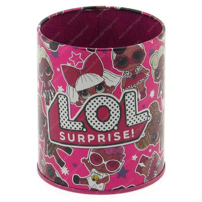 Lol Metal Masaüstü Kalemlik Pink 02