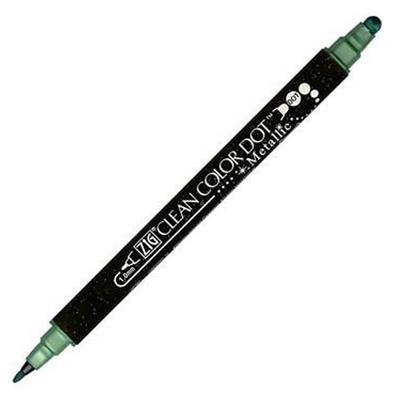 Zig Clean Color Dot Metalik Çift Taraflı Kalem Tc8100-121 Yeşil